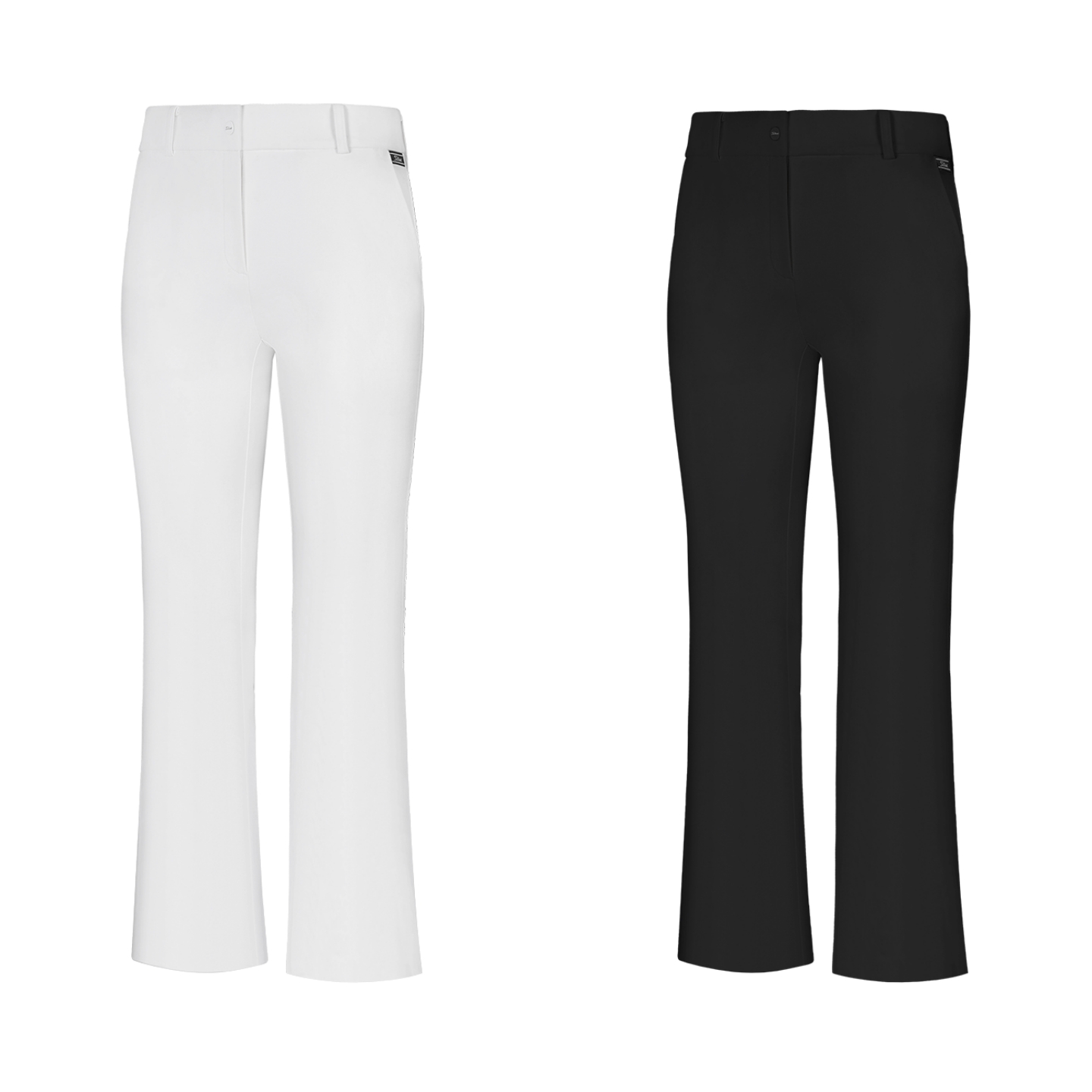 韩国代购Titleist高尔夫球服25秋冬女士纯色运动修身微喇弹力长裤