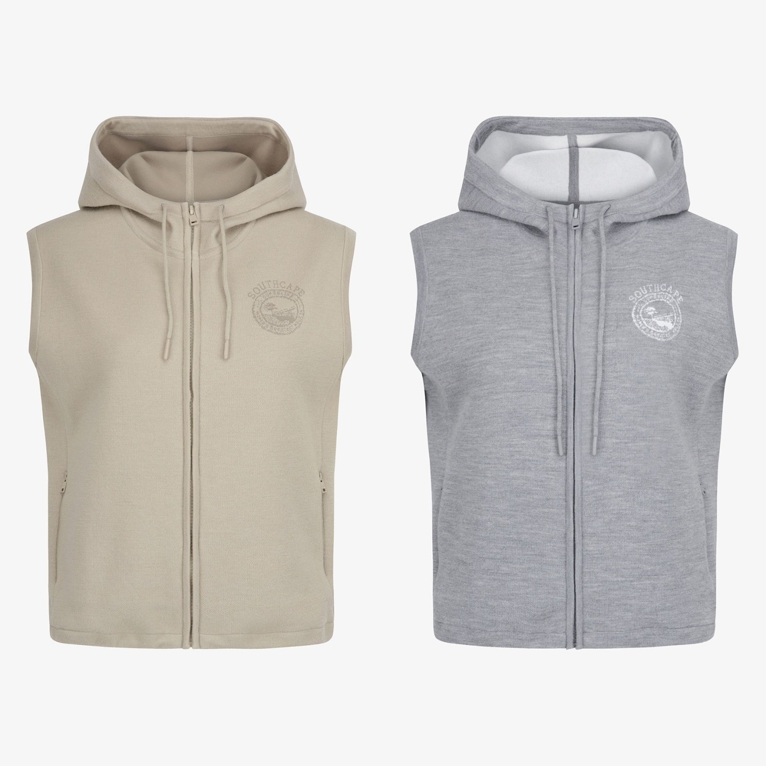 秋冬女士韩国代购SOUTHCAPE高尔夫球服休闲运动针织拉链连帽马甲,运动服/休闲服装,高尔夫球服,淘宝优惠券,粉丝福利购,淘宝优惠卷