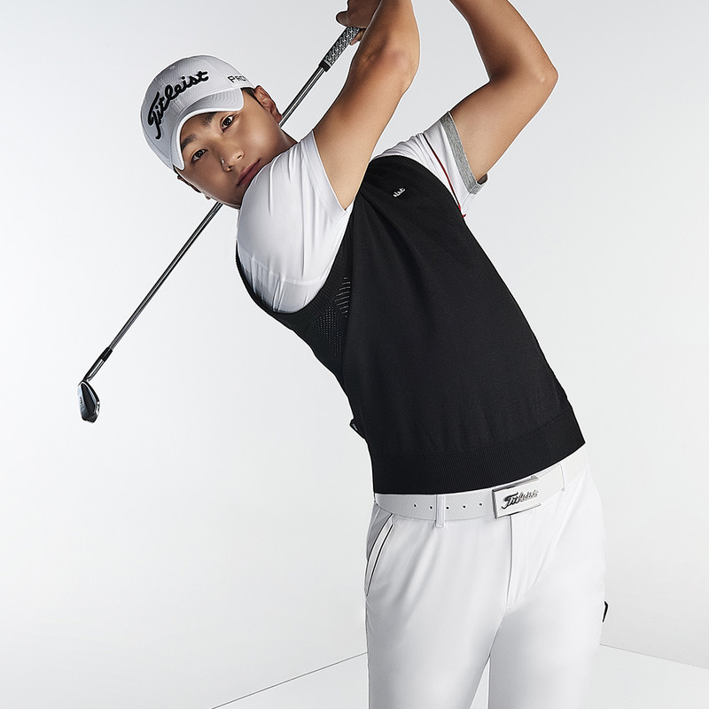 Titleist 韩国正品代购高尔夫球服26新款男士V领毛衣背心