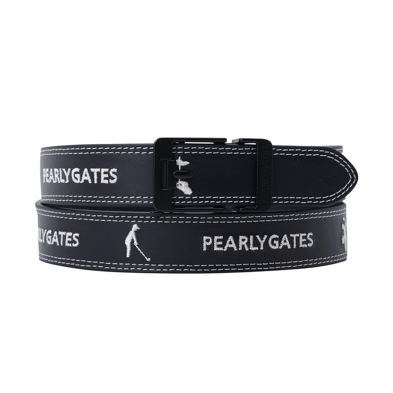 韩国代购PEARLYGATES高尔夫腰带26男女通用新款休闲标志刺绣腰带