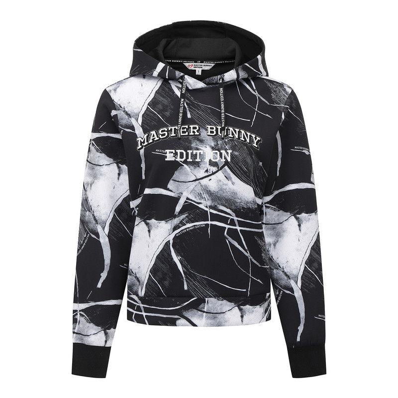 韩国代购MASTERBUNNY高尔夫球服26早春女士时尚百搭印花连帽卫衣,运动服/休闲服装,高尔夫球服,淘宝优惠券,粉丝福利购,淘宝优惠卷