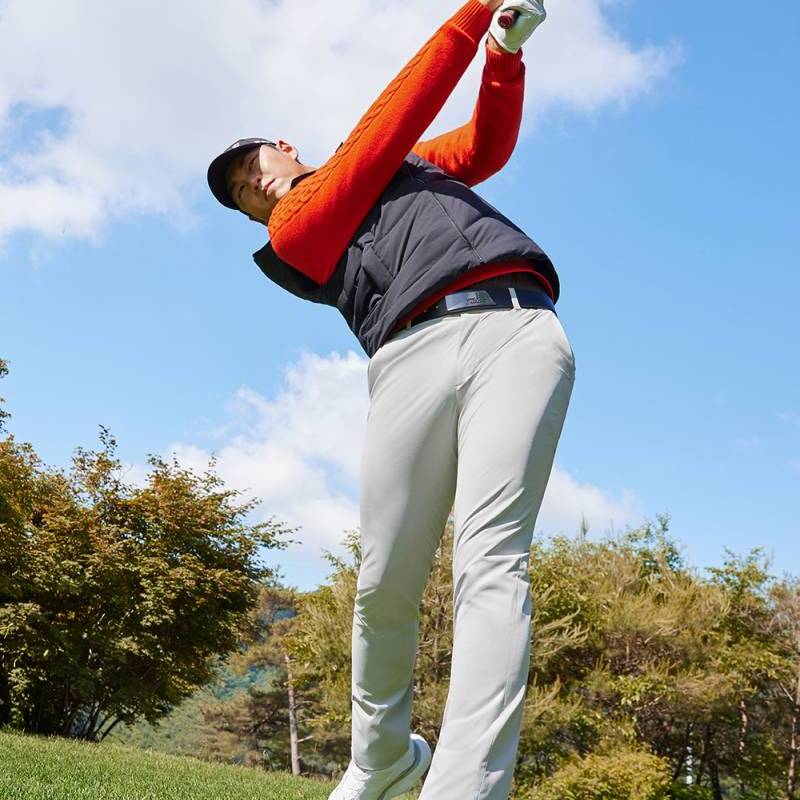 Titleist韩国正品代购高尔夫球服2026新款男士连帽羽绒背心厚马甲