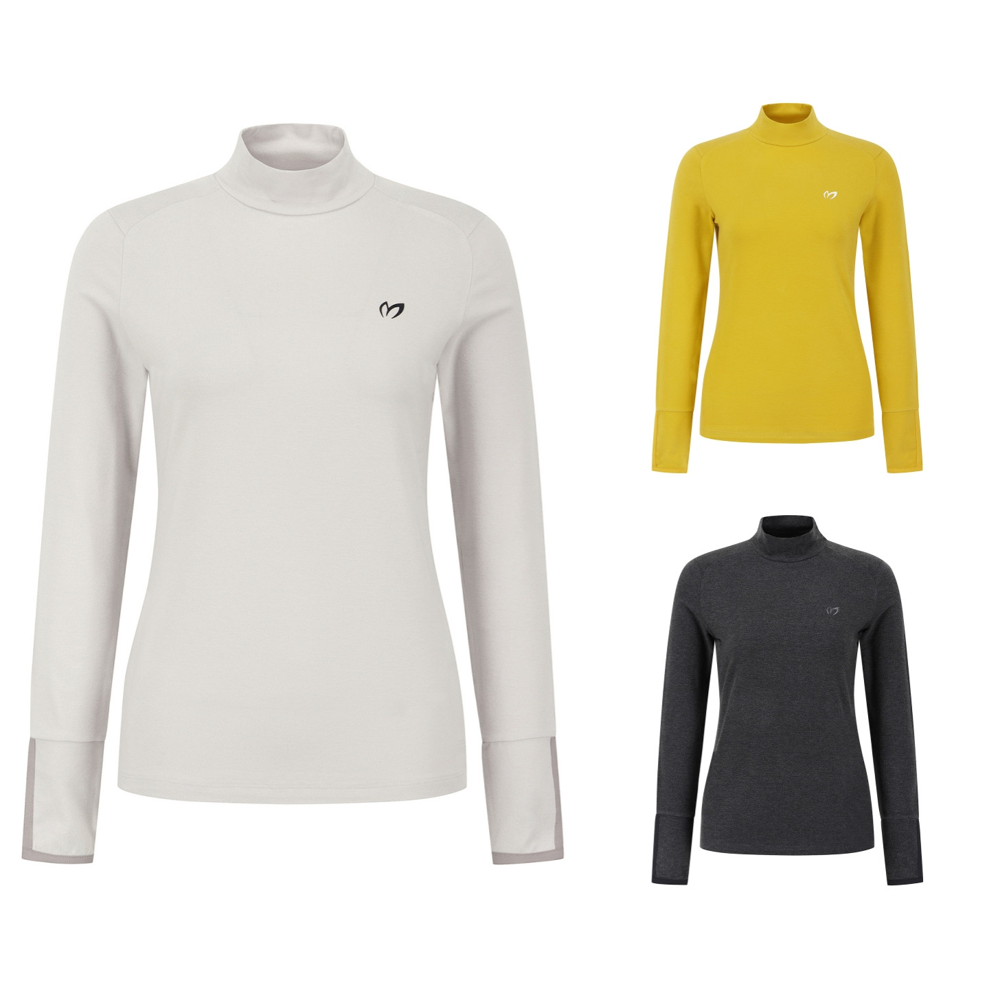 25秋冬女士韩国代购MASTERBUNNY高尔夫球服休闲运动半高领拉绒T恤