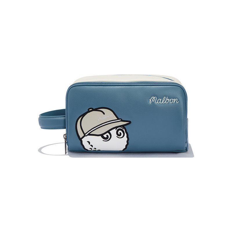 Malbon韩国正品代购男女通用高尔夫球包26新款便携小包化妆包