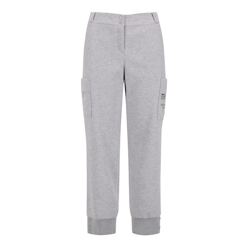 韩国代购MASTER BUNNY高尔夫球服25秋冬女松紧腰侧口袋抓绒慢跑裤