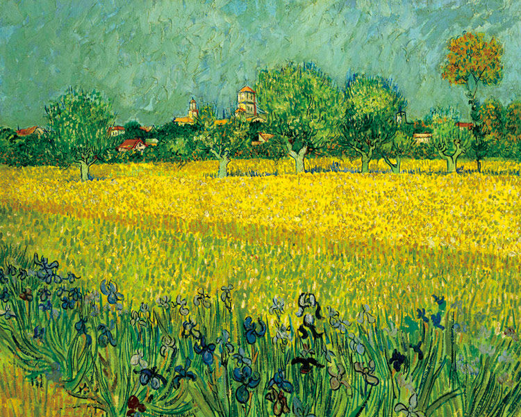 装饰画画心 风景作品 照片墙10寸装饰画芯 批发沙发背景梵高20