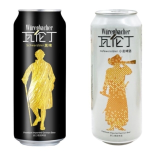 德国进口 瓦伦丁小麦白啤酒/黑啤酒500ml罐装精酿啤酒