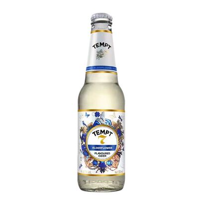 国产 TEMPT坦普特诱惑7号接骨木花味果酒330ml瓶装果味微醺西打酒
