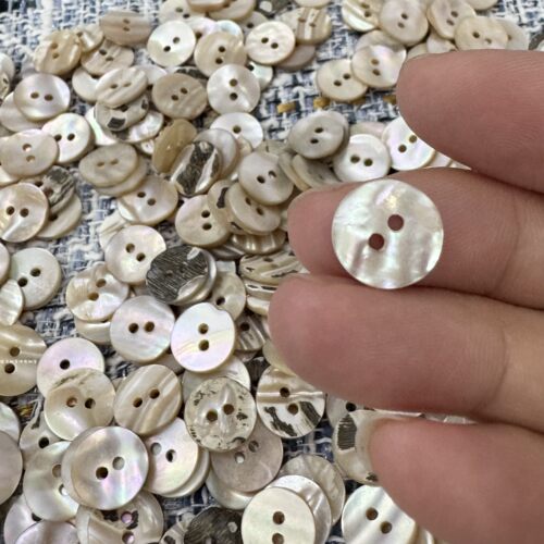 9.9元25粒包邮！天然手工贝壳扣