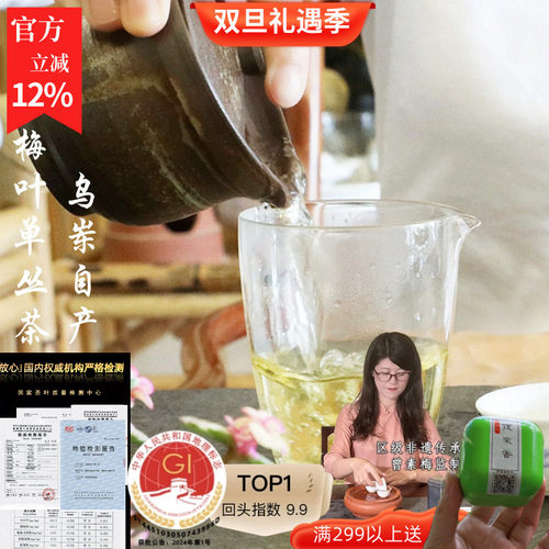 susu凤凰单枞乌岽春茶老枞杨梅叶