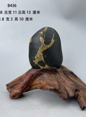 天然石头奇石长江石长江原石观赏石水冲石画面石图案石手玩石B2