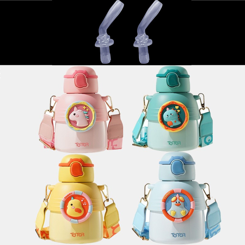 艾可思大肚杯备用硅胶吸嘴宝宝吸管杯替换水嘴吸管