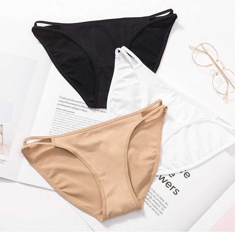 妆舞基础款简约无痕舒适木代尔纯棉女式低腰内裤三角短裤,女士内衣/男士内衣/家居服,女三角裤,淘宝优惠券,粉丝福利购,淘宝优惠卷