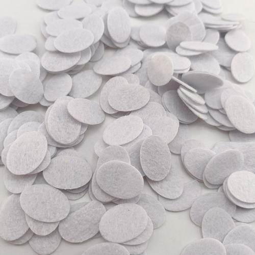 2000片装椭圆不织布片纽扣垫片