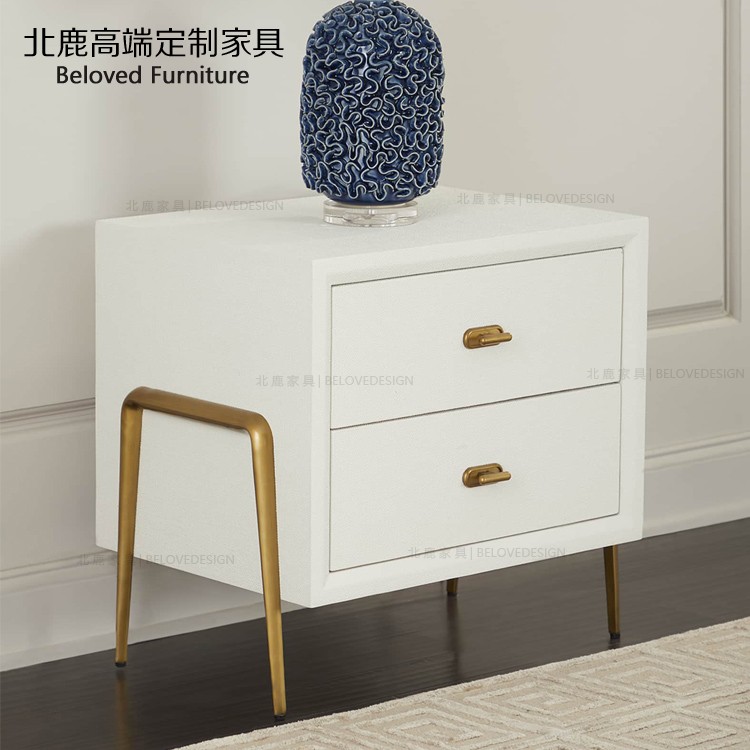 意式北欧创意床头柜床边收纳柜