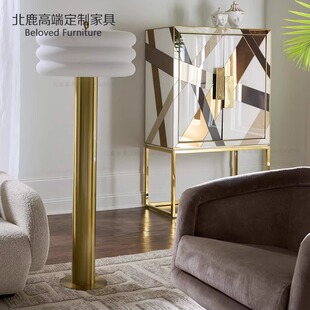 现代简约意式轻奢风酒柜金属支脚门厅玄关柜设计师款餐边柜装饰柜