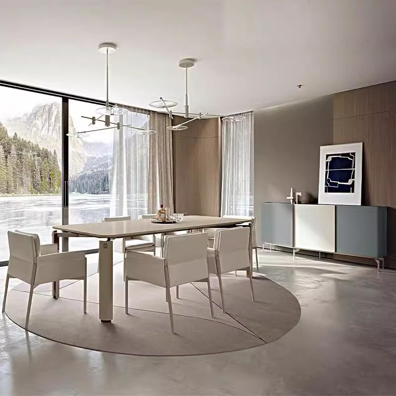 现代简约储物柜意式轻奢大理石