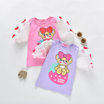 em夏季新款短袖仙女上衣甜美风格