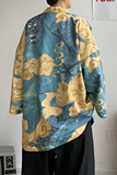 仙鹤龙港风日系潮外套防晒服和服开衫薄款半袖道袍防晒衣F12/P40，男装风衣，钱塘713