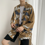 仙鹤龙港风日系潮外套防晒服和服开衫薄款半袖道袍防晒衣F12/P40，男装风衣，钱塘713