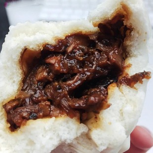 上海特色白玉兰面包房梅干菜肉小包子6个一盒 早餐面食速食