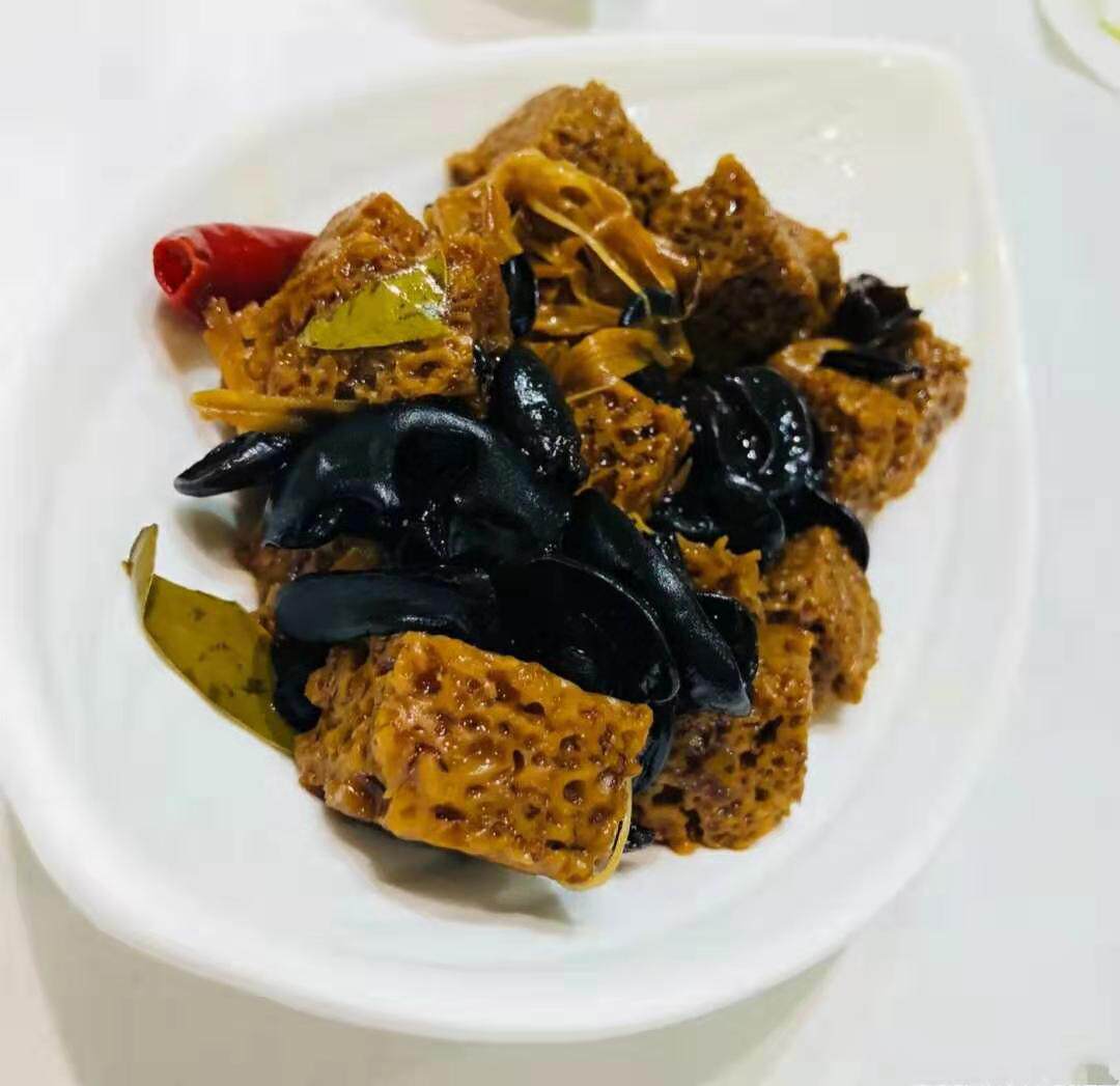 上海老字号光明邨招牌熟食冷菜四喜烤麸凉拌冷菜即食酒店下饭菜