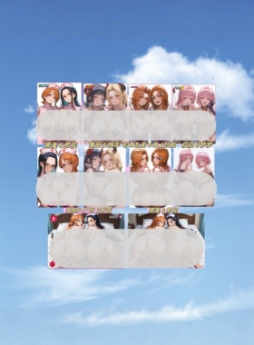 动漫女主 OP娜美火影雏田死神松本乱菊出包女王 折光彩闪 63*88mm