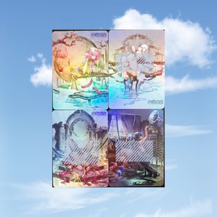 折光彩闪63 动漫美女ACG自制 4张 加攻速皮肤 88mm 交错战线