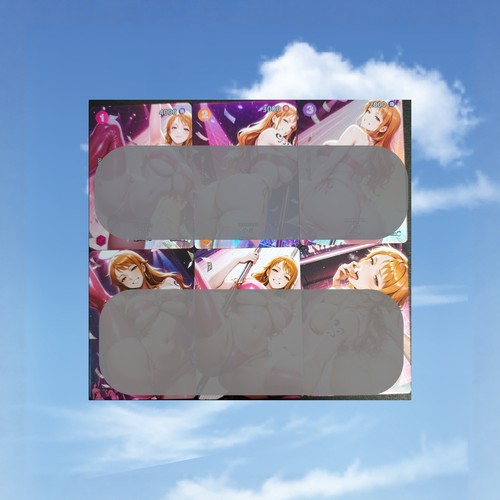 满百包邮 自制opcg   钢管舞の娜美 一组3张  折光彩闪63*886mm