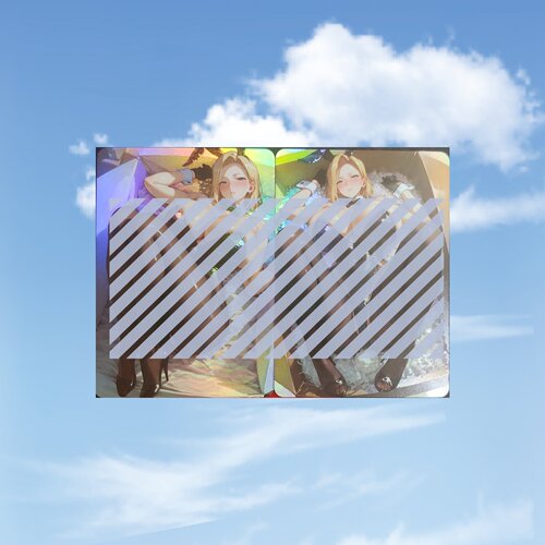 动漫 DB龙珠 荷官兔女郎装の18号 1对2张 折光彩闪工艺 63*88mm