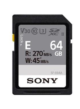 Sony/索尼 SF-E64A SD卡 64G 270MB/S UHS-II 相机 摄像机存储卡SF-E128A SF-E256