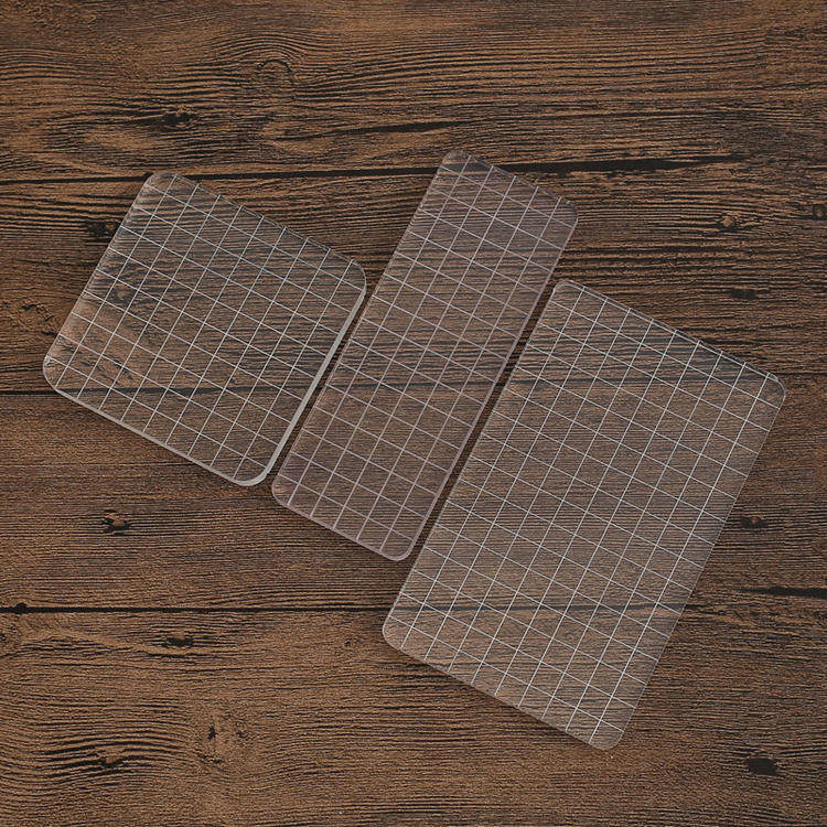 高透明亚克力多规格印章手柄进口有机玻璃高品质透明印章配套工具