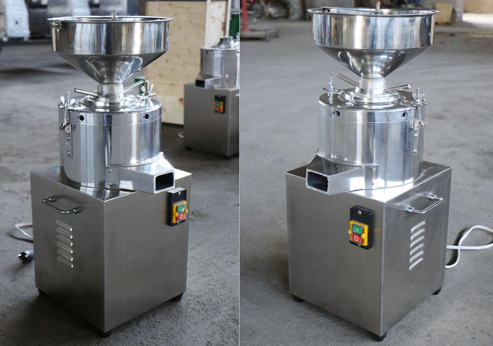 立式芝麻酱机小型两相电花生酱机全自动小型芝麻磨酱机 麻汁机