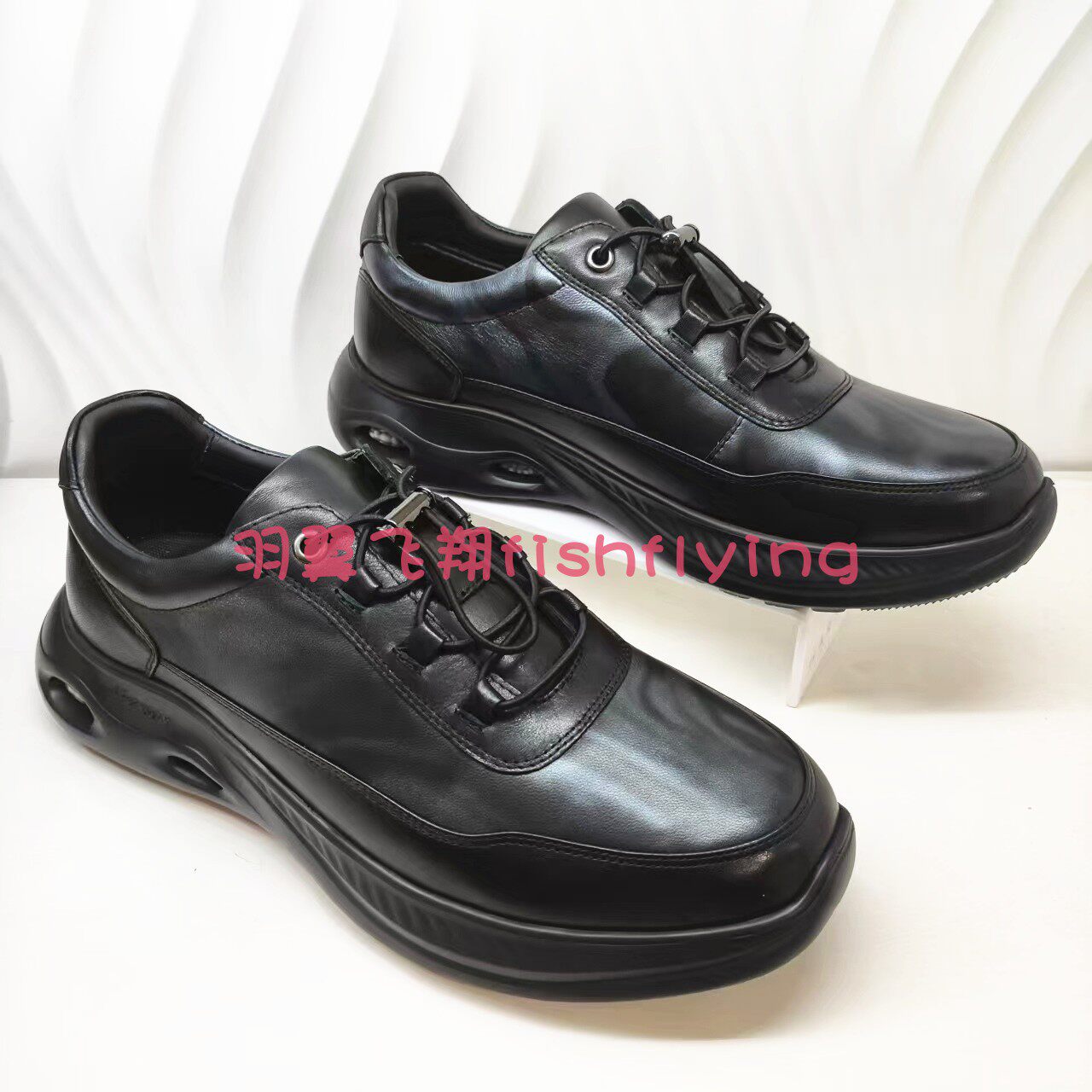 ML246661正品Harson/哈森24秋冬新舒适超轻底系带商务休闲男皮鞋