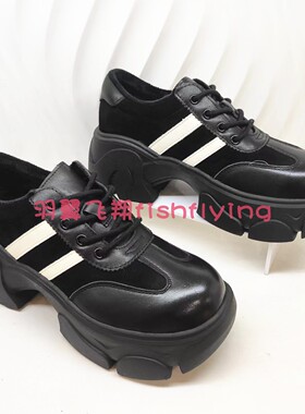 KCA244301卡迪娜专柜正品2024秋冬新款厚底休闲复古加绒德训女鞋