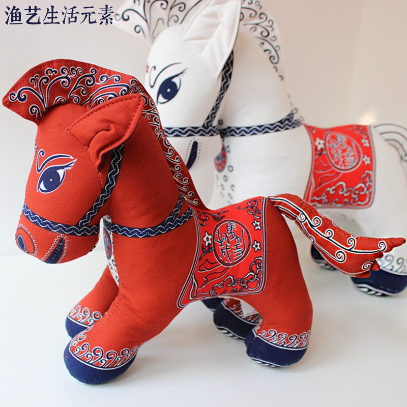招财十二生肖布马吉祥物礼品摆件