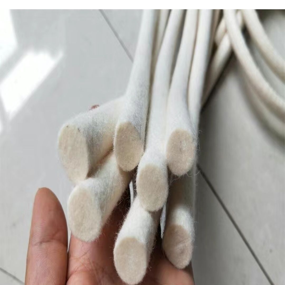 工业毛毡绳导油绳吸油毛毡绳工业羊毛毡垫圈密封耐高温高密度油封
