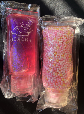 红色捏捏乐洗面奶创意捏捏解压发泄TPR玩具挤压可拉升工艺品