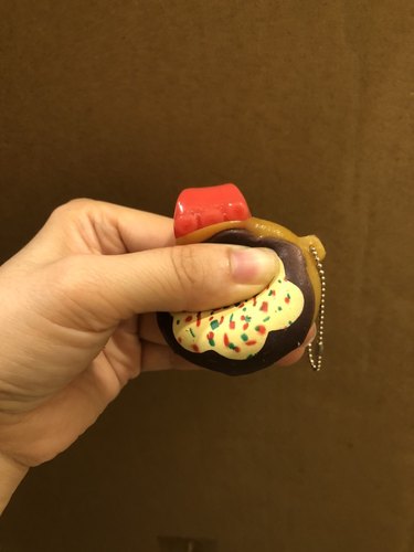 仿真食玩珠链挂件太乙章鱼烧丸子仿真礼物挤挤TP