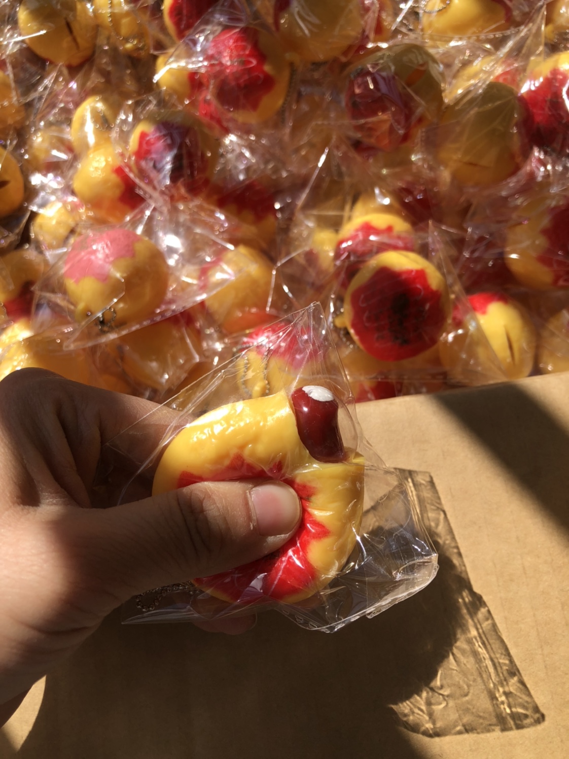 章鱼丸子挤挤捏捏玩具可爱萌宠卧室礼物创意挂件（消耗品慎拍）