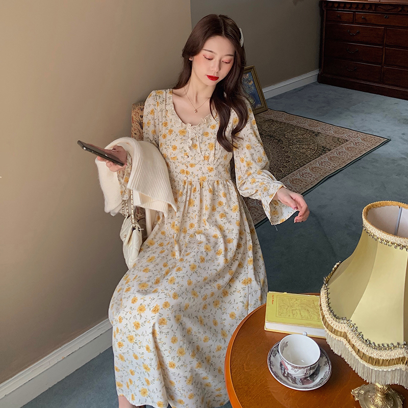 Real price ~ soft wind waist Floral Dress