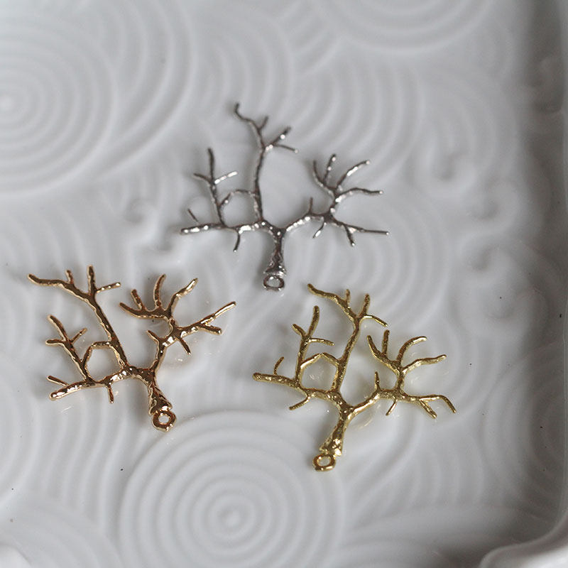 古风汉服步摇黄铜挂坠饰品材料