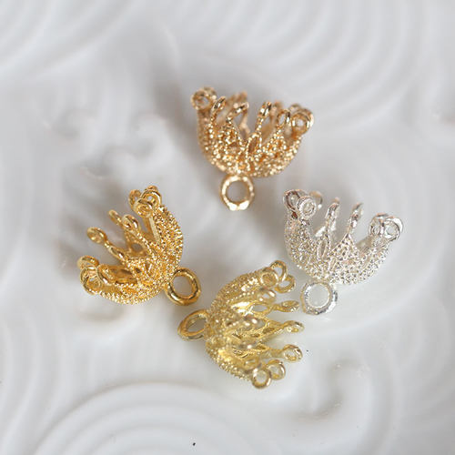 古风汉服步摇黄铜流苏饰品材料