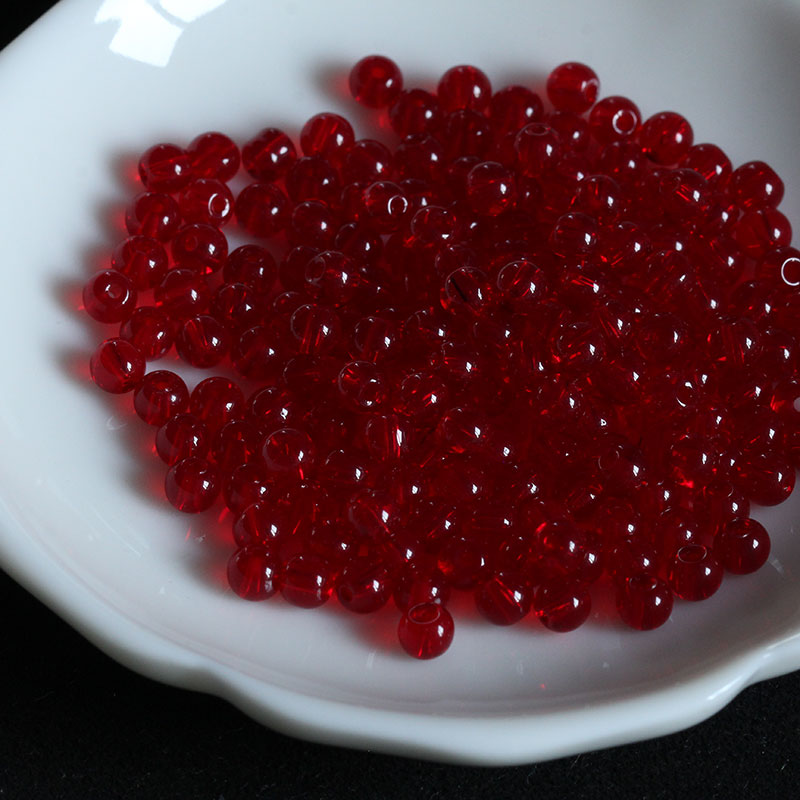 花影梦玻璃散珠圆珠DIY材料