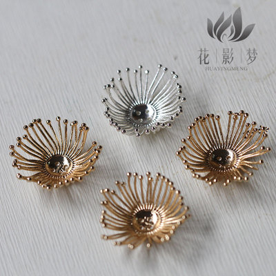 diy黄铜发簪头饰花蕊