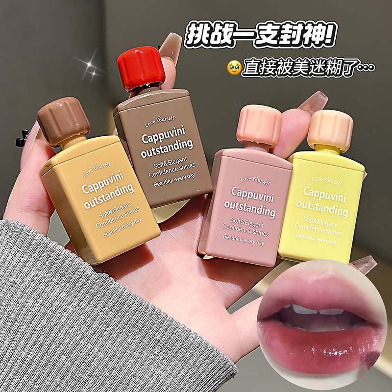 【买一送一】CAPPUVINI玻璃透感水光唇釉 水润丝滑镜面玻璃唇素颜