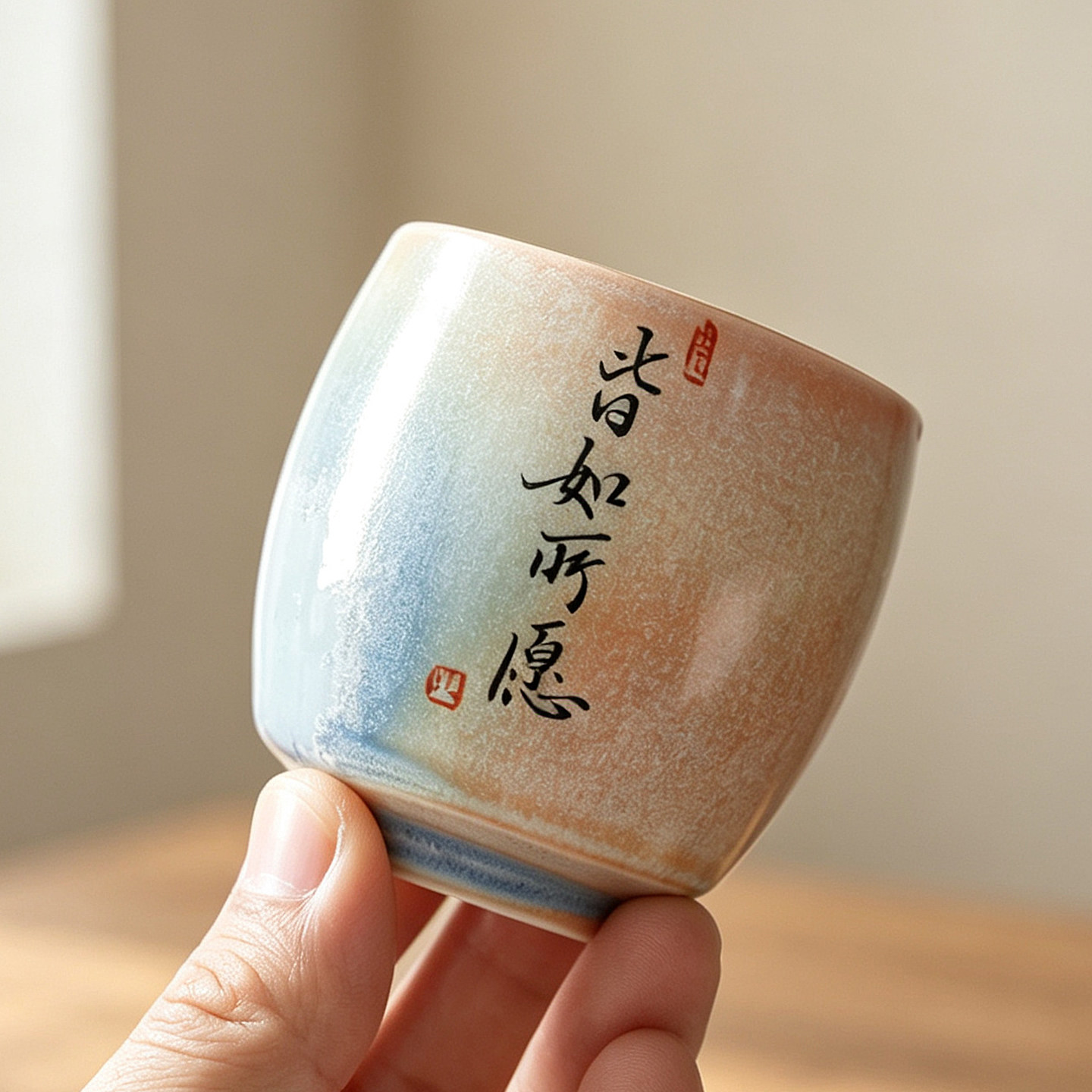景德镇陶瓷主人杯单杯品茗杯茶杯刻字高端礼物送礼男士女士个人杯