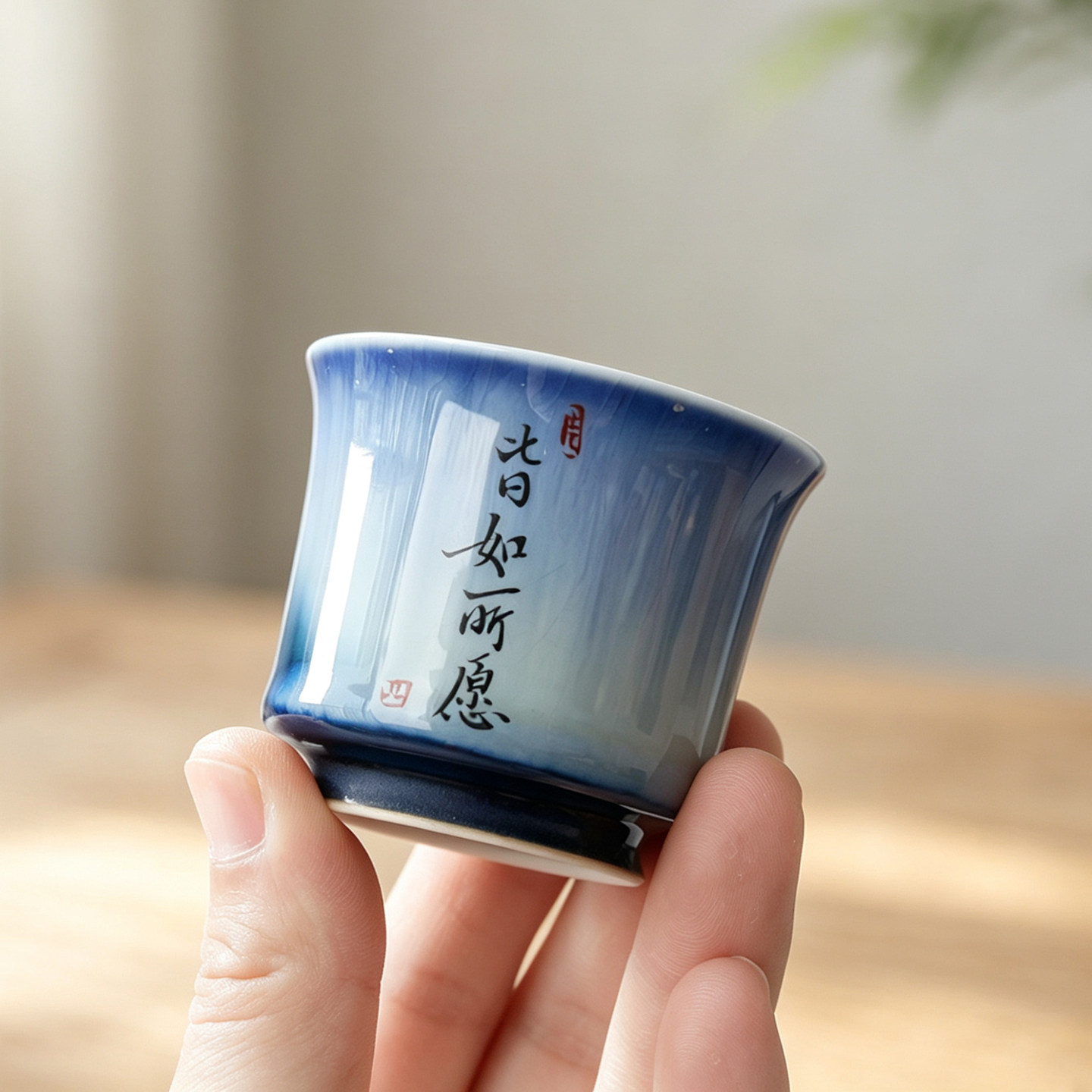 景德镇陶瓷茶杯主人杯品茗杯刻字私人定制杯子男士女士个人专用杯