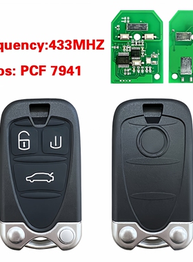 适用于阿尔法.罗密欧3键智能钥匙433MHz.PCF 7941. 71740257