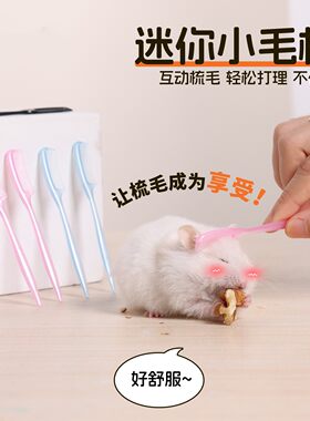 仓鼠熊迷你小梳子掉毛浮毛开结